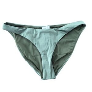 Peixoto Bella Full Bikini Bottom Emerald City Shimmer Green Medium PEIXO